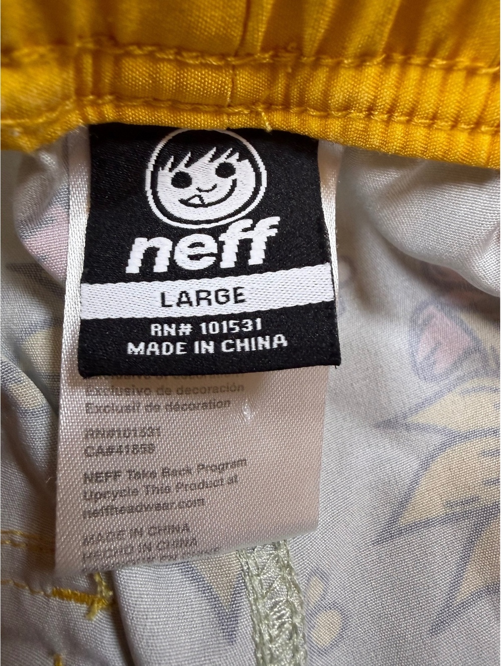 Neff Duck Print Swim Trunks - Picture 4 of 9